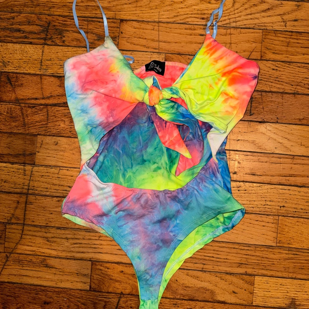 Colorful Tie-Dye One-Piece bodysuit